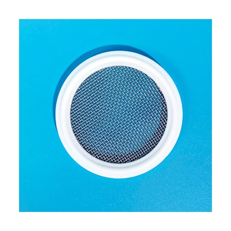 2 5 Inch Tri Clamp PTFE Screen Filter Gasket 304 Stainless Steel 120 Mesh For Food Beverage Pharma - Image 1